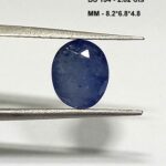 2.82 Cts Natural Burma Blue Sapphire Gemstone Oval Cut 8.2*6.8 MM BS134