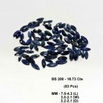 18.73 Cts 83 Pcs Natural Australian Blue Sapphire Gemstone Marquise Cut 7.5-4.3 MM BS208