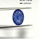 1.30 Cts Burma Blue Sapphire Natural Gemstone Oval Cut 8*5.8 MM BS193