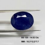 14.52 Cts Natural Blue Sapphire Gemstone Oval Cut 15.3*12.2 MM BS120
