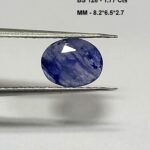1.77 Cts Natural Burma Blue Sapphire Gemstone Oval Cut 8.2*6.5 MM BS128