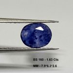 1.63 Cts Natural Burma Blue Sapphire Gemstone Oval Cut 7.9*6.3 MM BS160