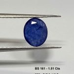 1.51 Cts Natural Burma Blue Sapphire Gemstone Oval Cut 7.7*6.4 MM BS161