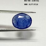 2.09 Cts Burma Blue Sapphire Natural Gemstone Oval Cut 9.2*7.5 MM BS150