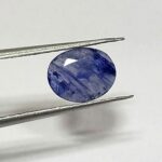 1.77 Cts Natural Burma Blue Sapphire Gemstone Oval Cut 8.2*6.5 MM BS128