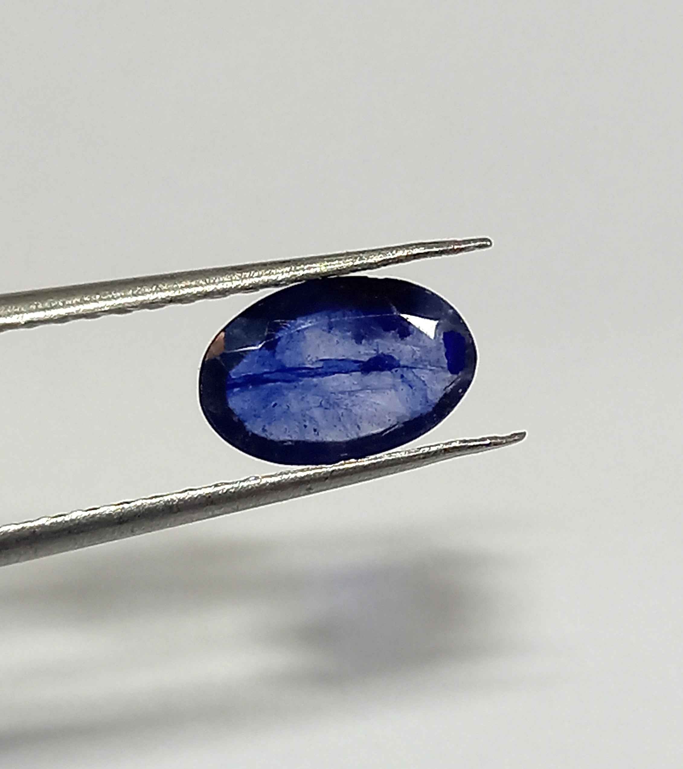 1.45 Cts Natural Blue Sapphire Gemstone Oval Cut 9.4*6.1 MM BS107