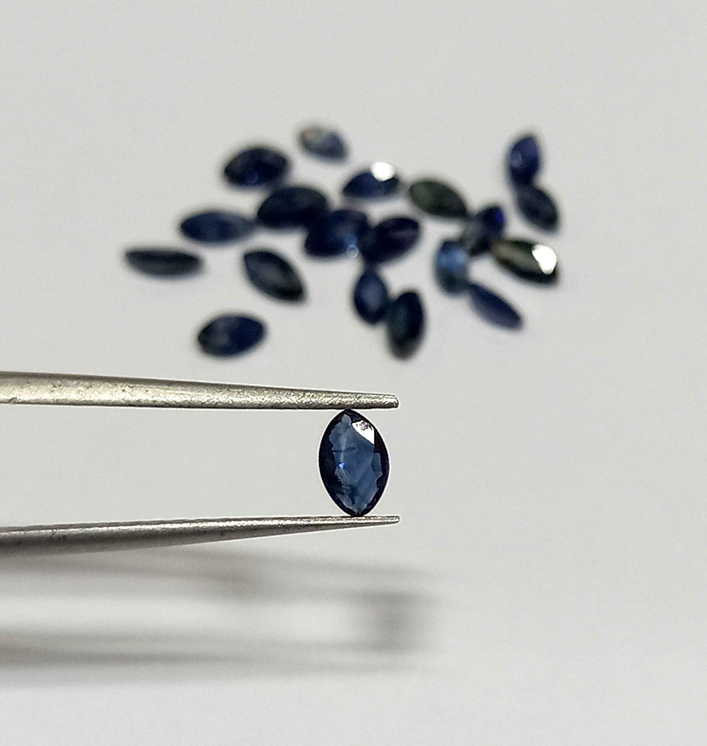 4.39 Cts 20 Pcs Blue Sapphire Natural Australian Gemstone Marquise Cut 5.3-3.8 MM BS209