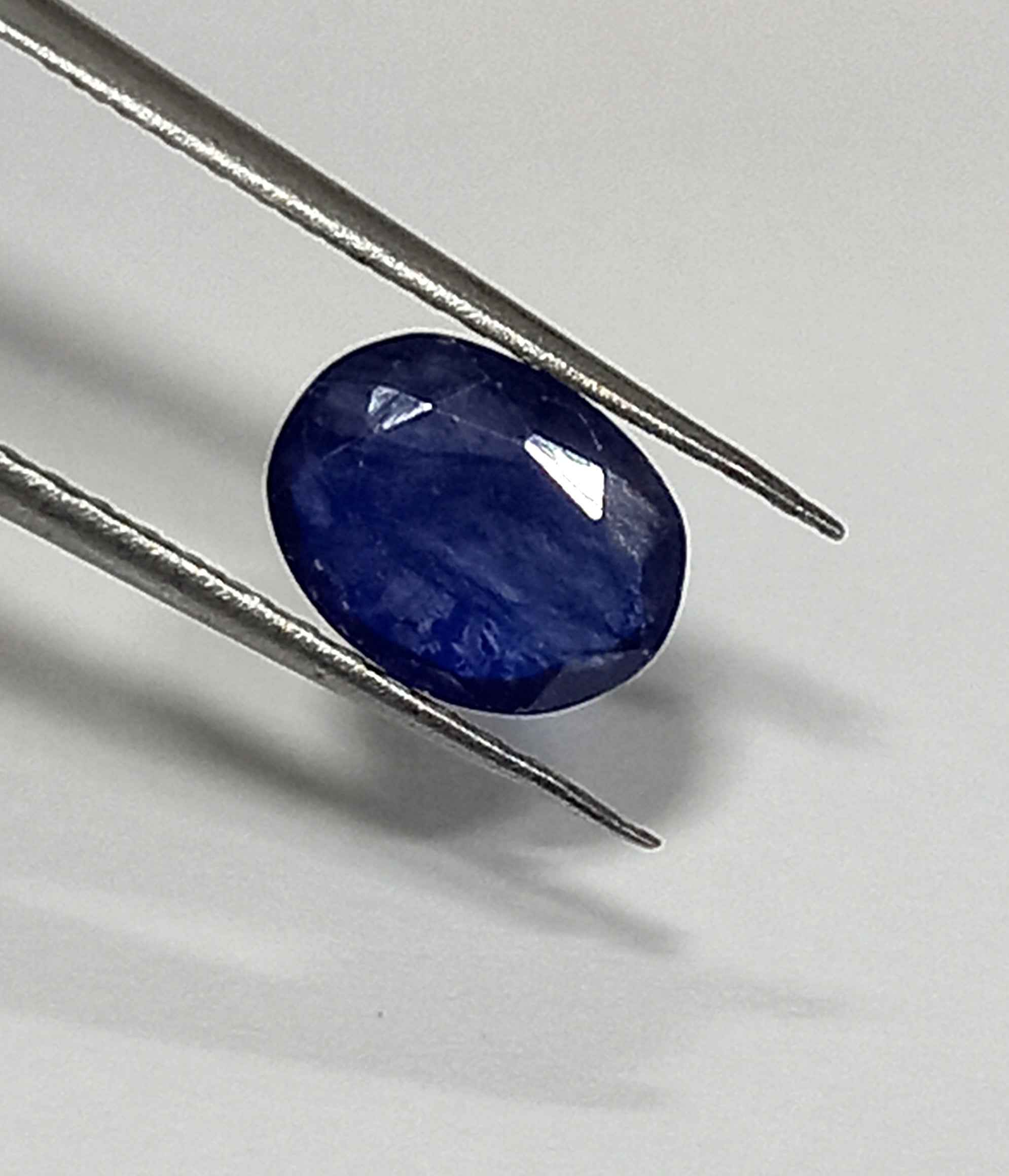 1.91 Cts Natural Burma Blue Sapphire Gemstone Oval Cut 8.7*6.6 MM BS109