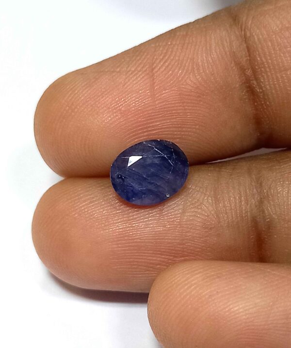 1.77 Cts Natural Burma Blue Sapphire Gemstone Oval Cut 8.2*6.5 MM BS128
