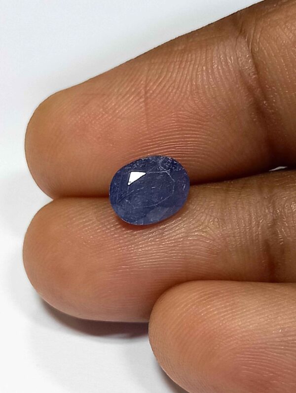 1.98 Cts Natural Burma Blue Sapphire Gemstone Oval Cut 7.6*6 MM BS158
