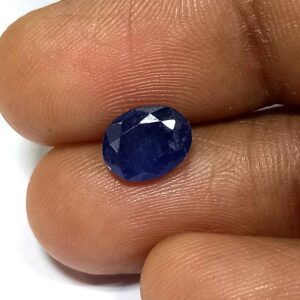 1.76 Cts Natural Burma Blue Sapphire Gemstone Oval Cut 7.7*6.1 MM BS135
