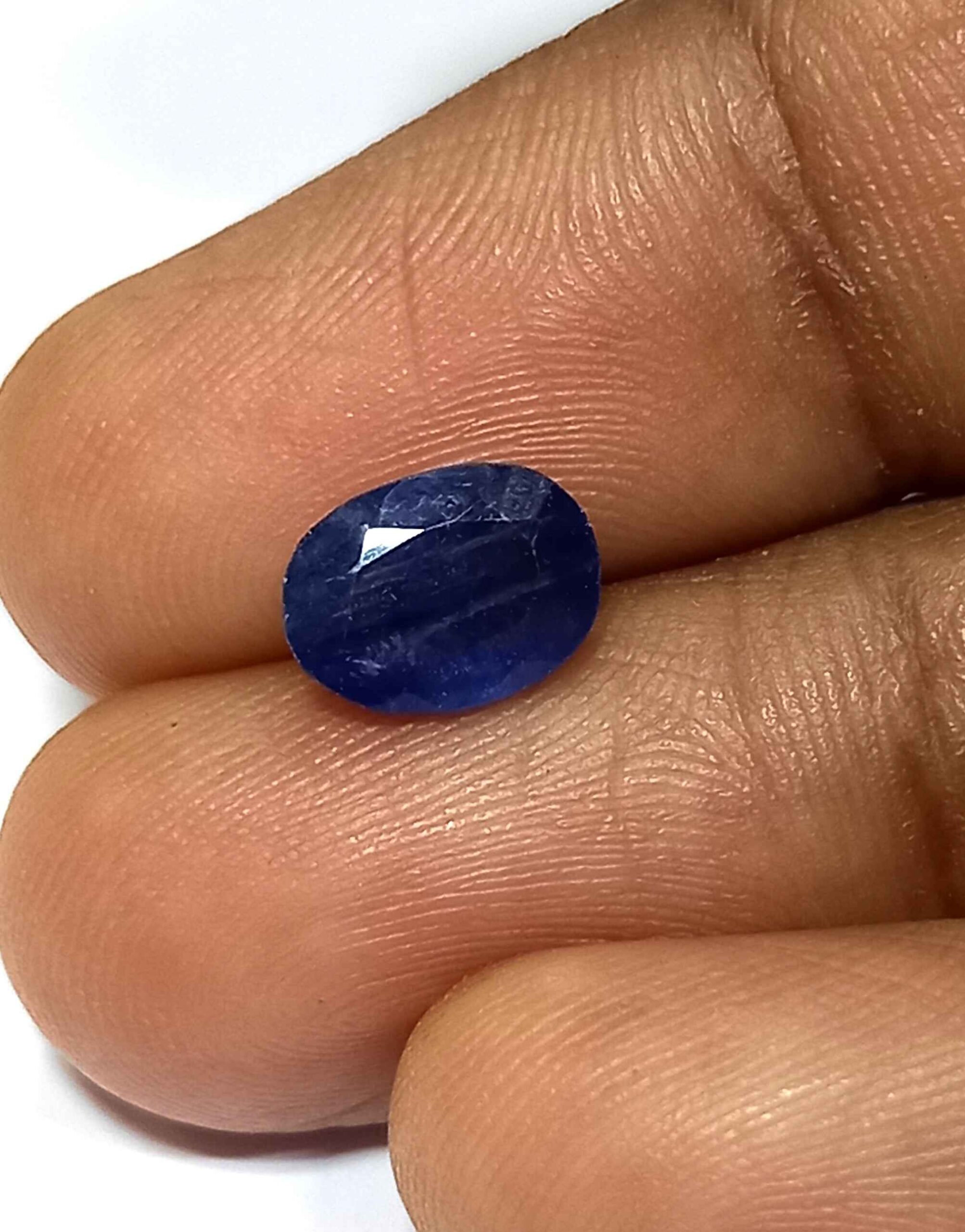 1.80 Cts Natural Burma Blue Sapphire Gemstone Oval Cut 8.1*6 MM BS145