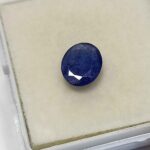1.51 Cts Natural Burma Blue Sapphire Gemstone Oval Cut 7.7*6.4 MM BS161