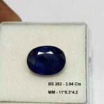 3.94 Cts Natural Blue Sapphire Gemstone Oval Cut 11.0*8.3 MM BS282