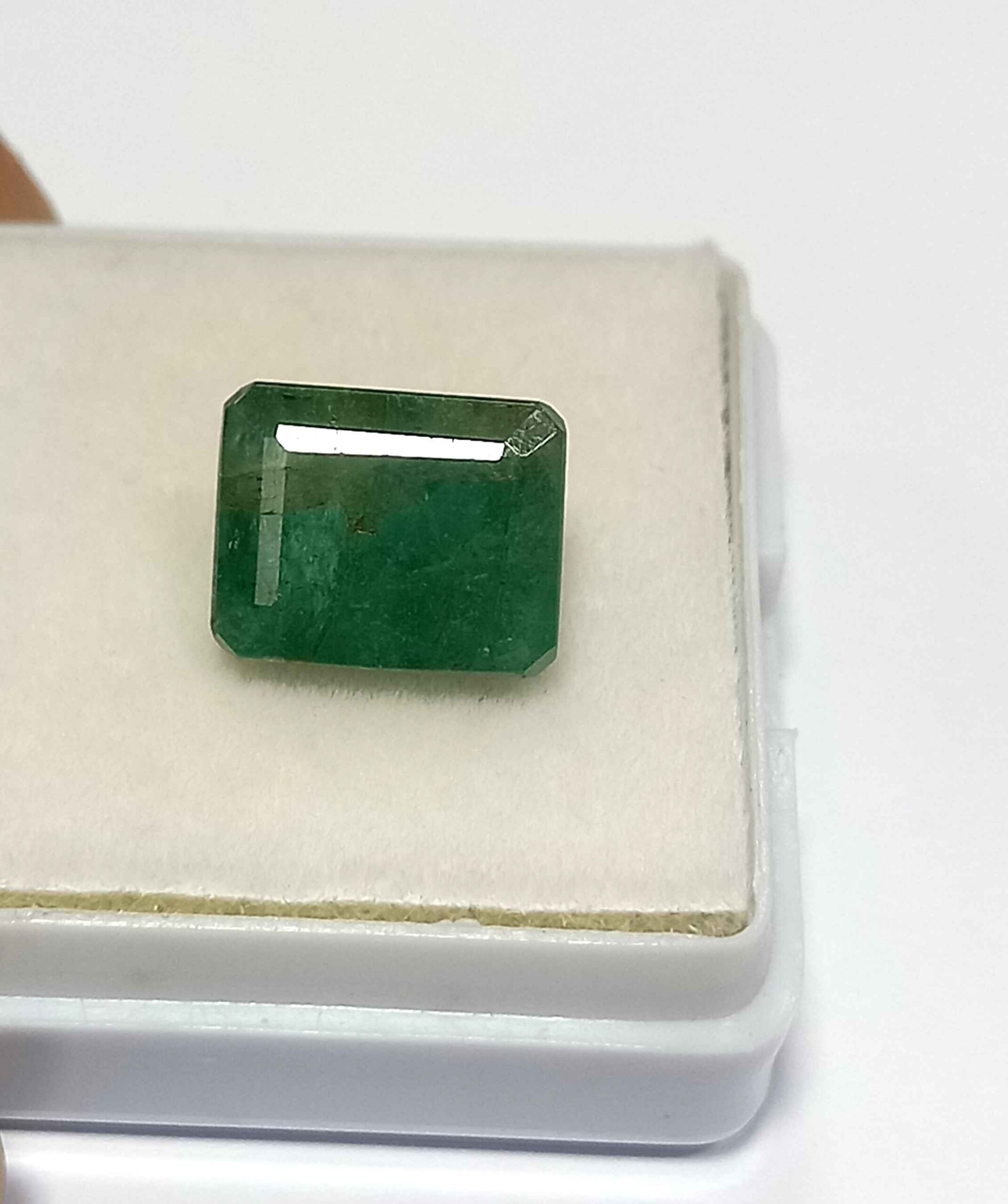 NaturalEmeraldGemstone10 4.40 Cts Natural Zambian Emerald Octagon Cut Gemstone 10.2*8.2 MM EM68