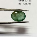 2.35 Cts Zambian Emerald Natural Gemstone Oval Cut 10.4*7.7 MM EM101