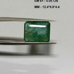 5.05 Cts Natural Zambian Emerald Gemstone Octagon Cut 12.4*9.8 MM EM61