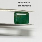 4.40 Cts Natural Zambian Emerald Octagon Cut Gemstone 10.2*8.2 MM EM68