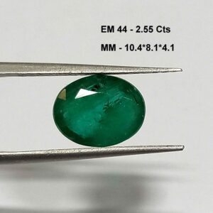 2.55 Cts Natural Zambian Emerald Gemstone Oval Cut 10.4*8.1 MM EM44