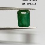 2.15 Cts Natural Zambian Emerald Gemstone Octagon Cut 8.9*6.4 MM EM262