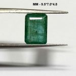 3.00 Cts Natural Zambian Emerald 9.5*7 MM Octagon Cut EM37 - Natural Zambian Emerald 3.00 Cts