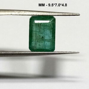 3.00 Cts Natural Zambian Emerald 9.5*7 MM Octagon Cut EM37 - Natural Zambian Emerald 3.00 Cts