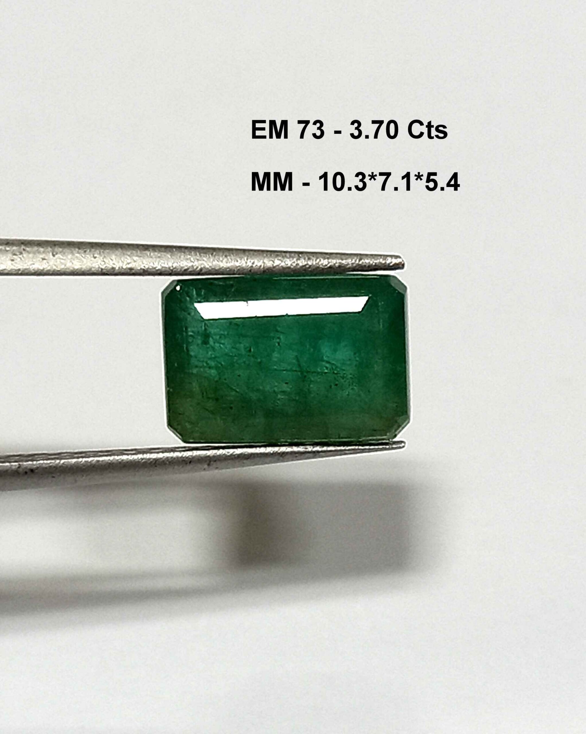 NaturalEmeraldGemstone1_fe539d62-48ee-4854-8959-0012465cb91c 3.70 Cts Natural Zambian Emerald Gemstone Octagon Cut 10.3*7.1 MM EM73