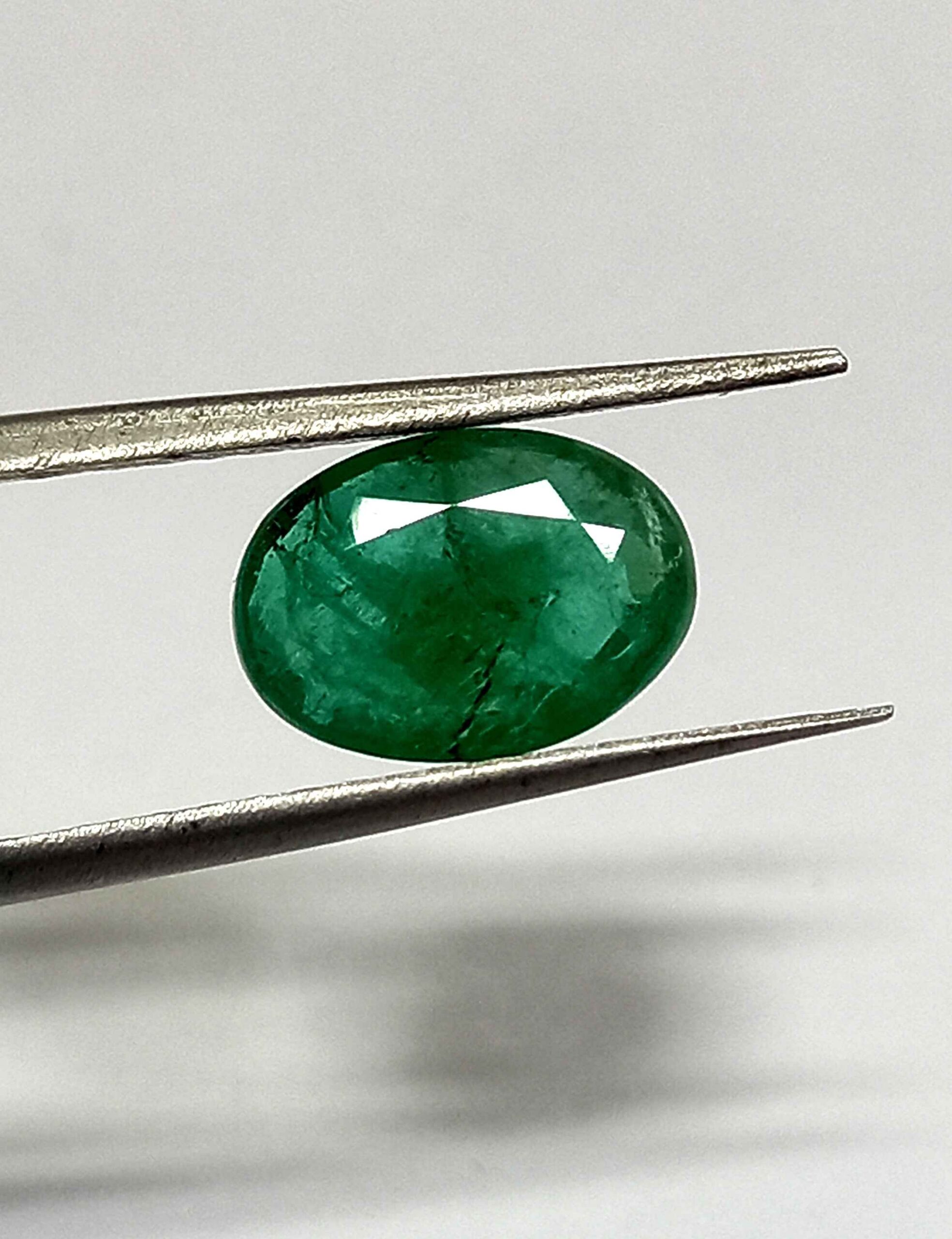 2.15 Cts Natural Zambian Emerald Gemstone Oval Cut 10.5*7.4 MM EM39 - Natural Zambian Emerald