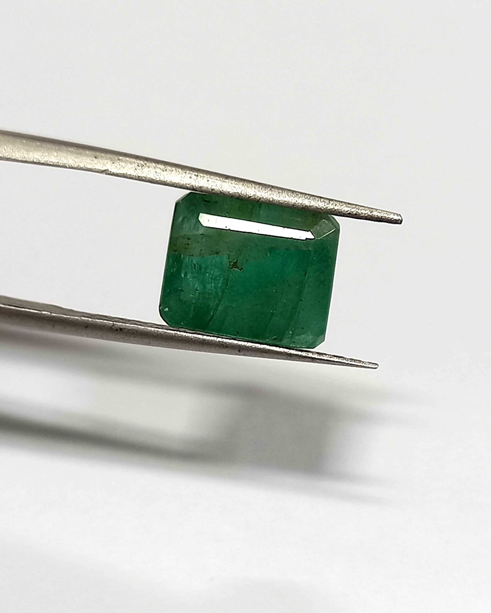 NaturalEmeraldGemstone2_22801295-7ed0-4450-9b00-1ba69c3f74e4 4.40 Cts Natural Zambian Emerald Octagon Cut Gemstone 10.2*8.2 MM EM68