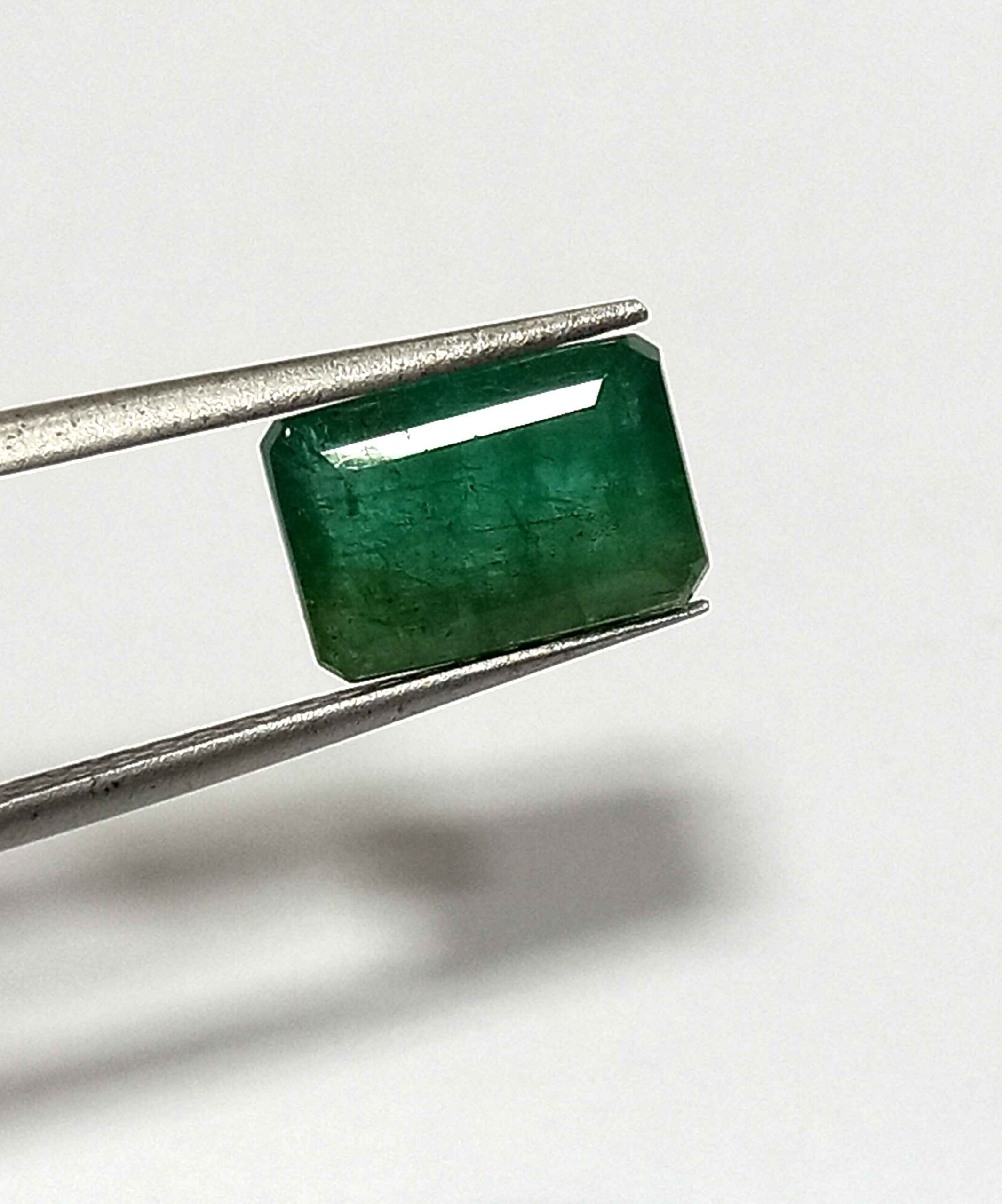 NaturalEmeraldGemstone2_859a5021-b17a-4ad7-8482-8bba430714e1 3.70 Cts Natural Zambian Emerald Gemstone Octagon Cut 10.3*7.1 MM EM73