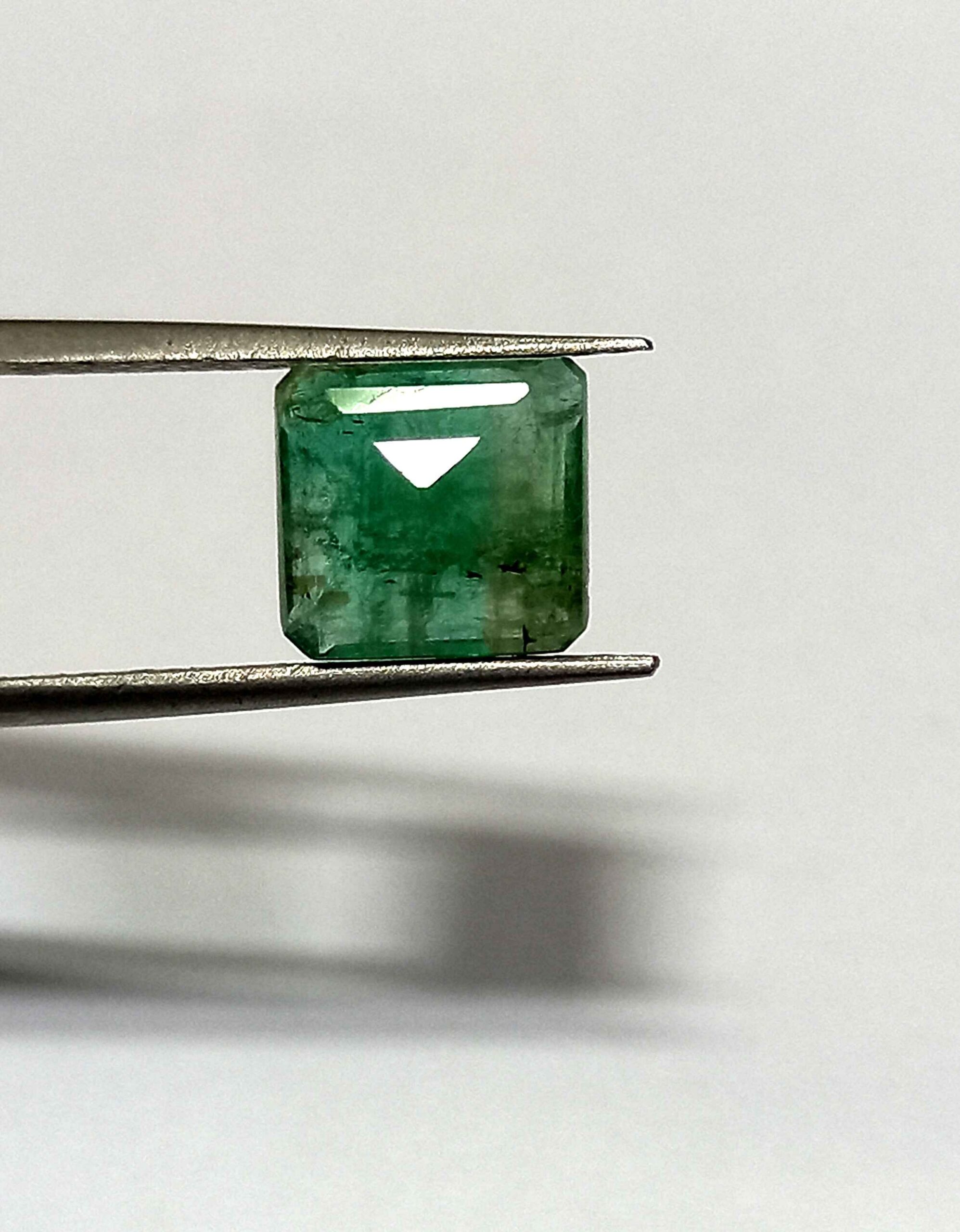 NaturalEmeraldGemstone3_4063c4a1-c308-417a-bb98-c766f9a5d781 2.70 Cts Octagon Cut Natural Zambian Emerald Gemstone 8.7*8.3 MM EM38