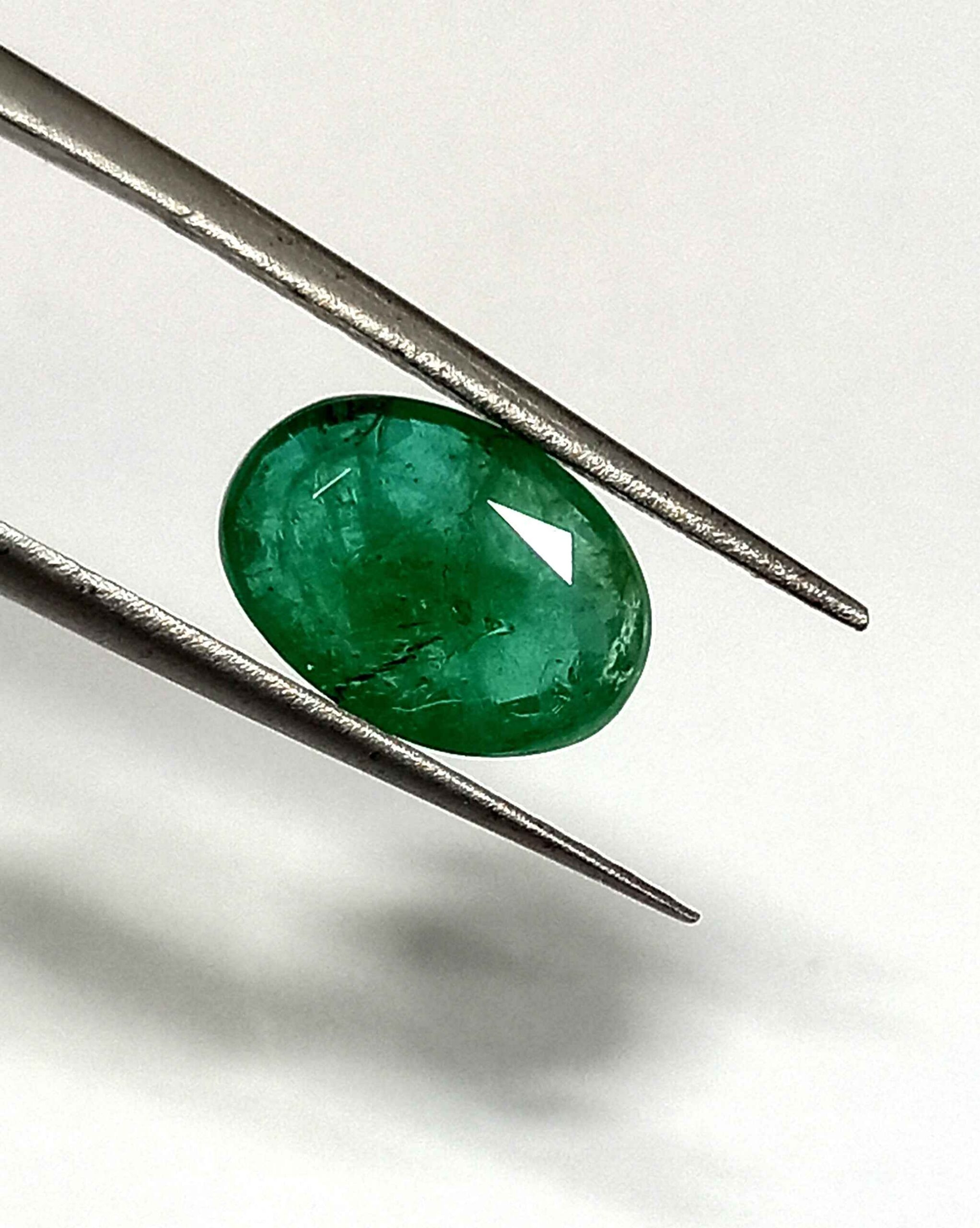 2.15 Cts Natural Zambian Emerald Gemstone Oval Cut 10.5*7.4 MM EM39 - Natural Zambian Emerald