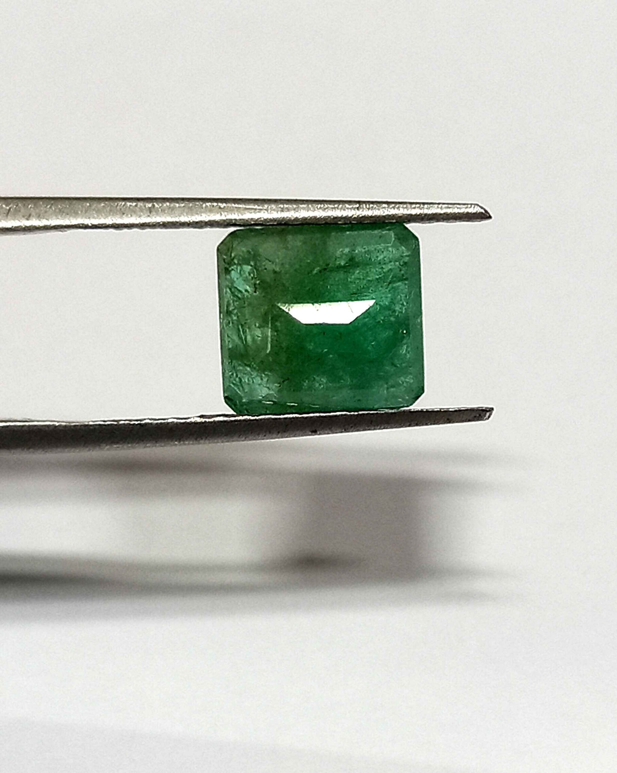2.70 Cts Natural Zambian Emerald Gemstone Octagon Cut 9.1*8.3 MM EM74