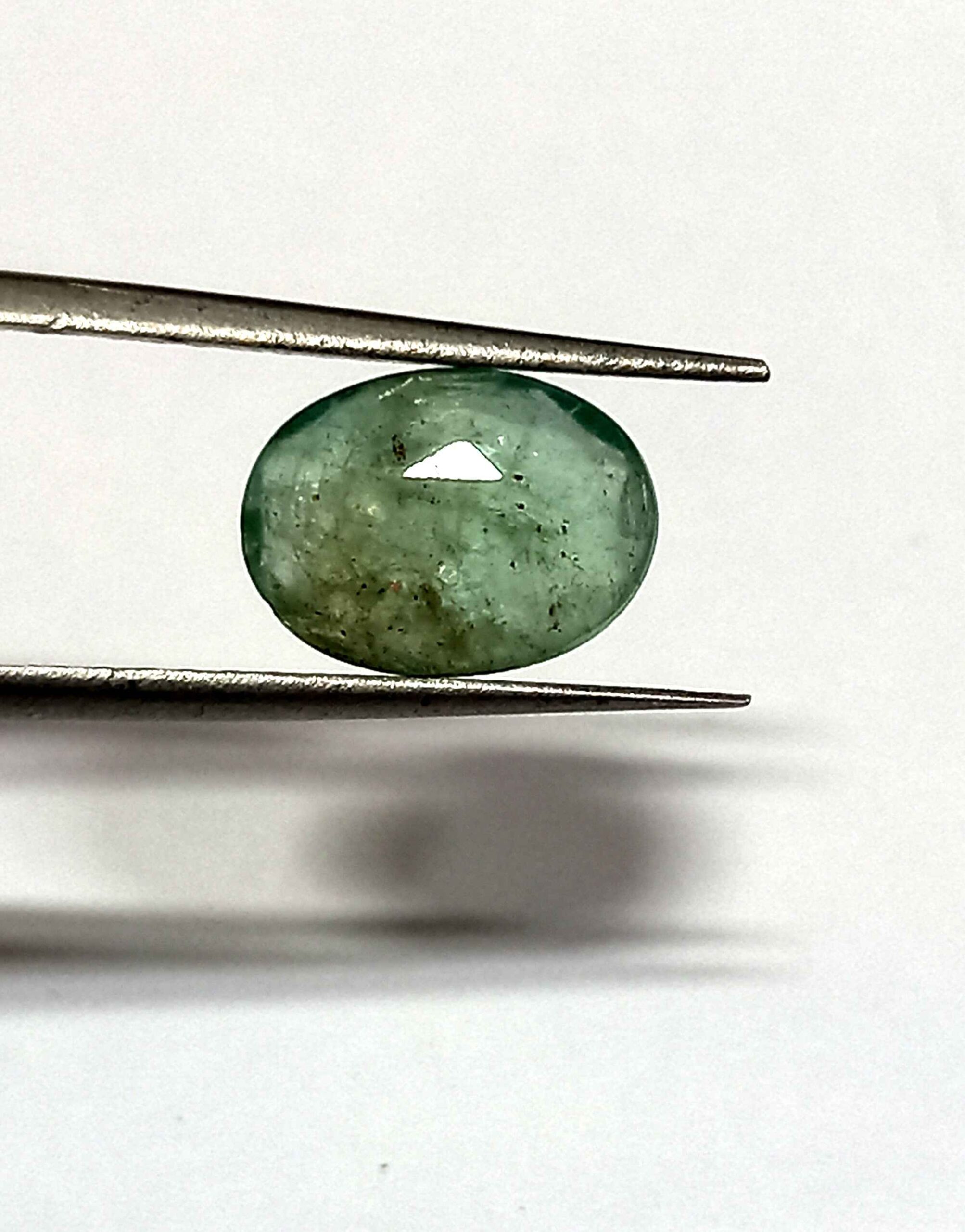 NaturalEmeraldGemstone3_b65836f6-ff34-422b-8600-450993d4e865 2.35 Cts Zambian Emerald Natural Gemstone Oval Cut 10.4*7.7 MM EM101