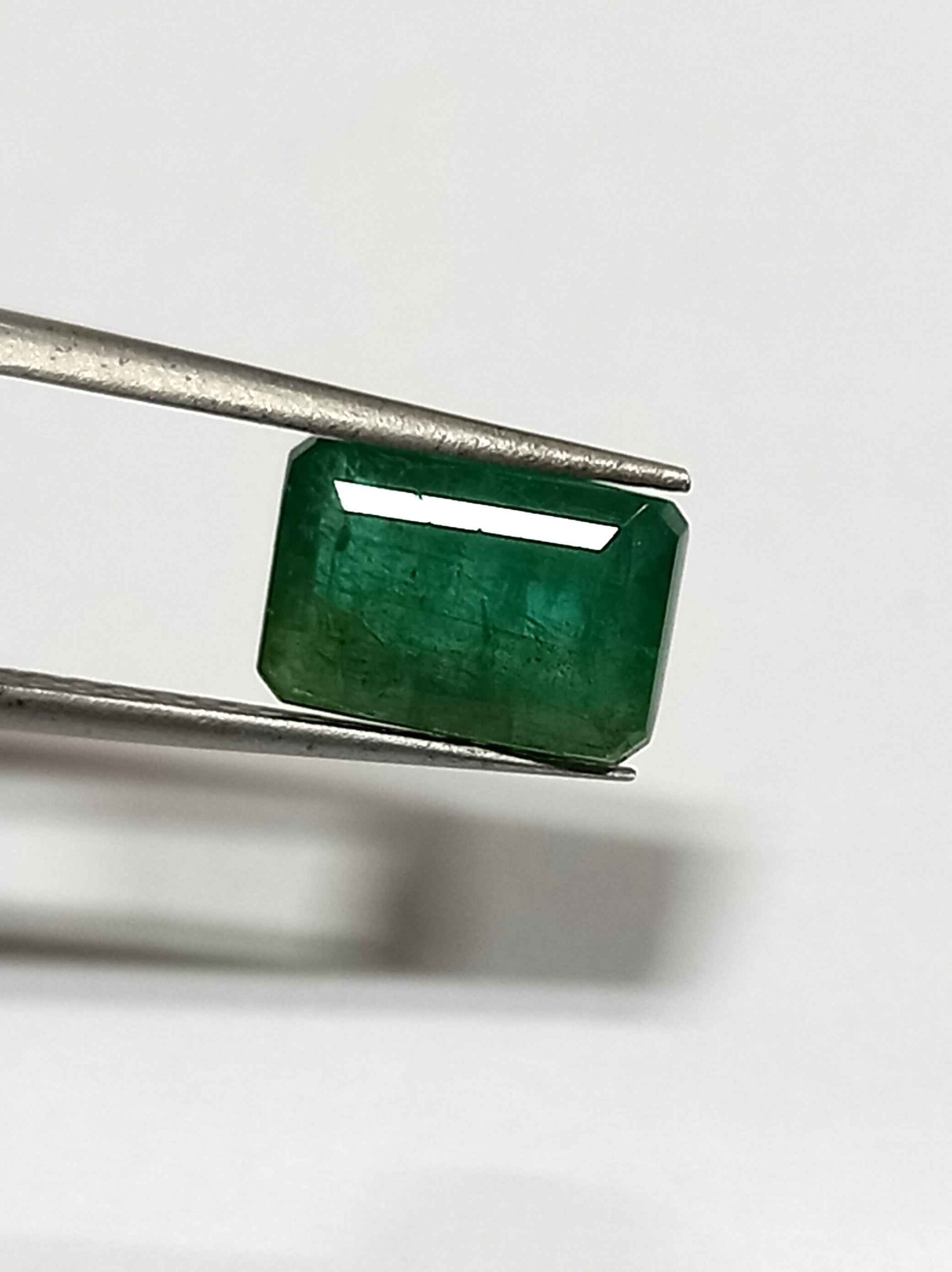 NaturalEmeraldGemstone3_d9c85b57-0aad-4471-909b-92c48c5e5b60 3.70 Cts Natural Zambian Emerald Gemstone Octagon Cut 10.3*7.1 MM EM73