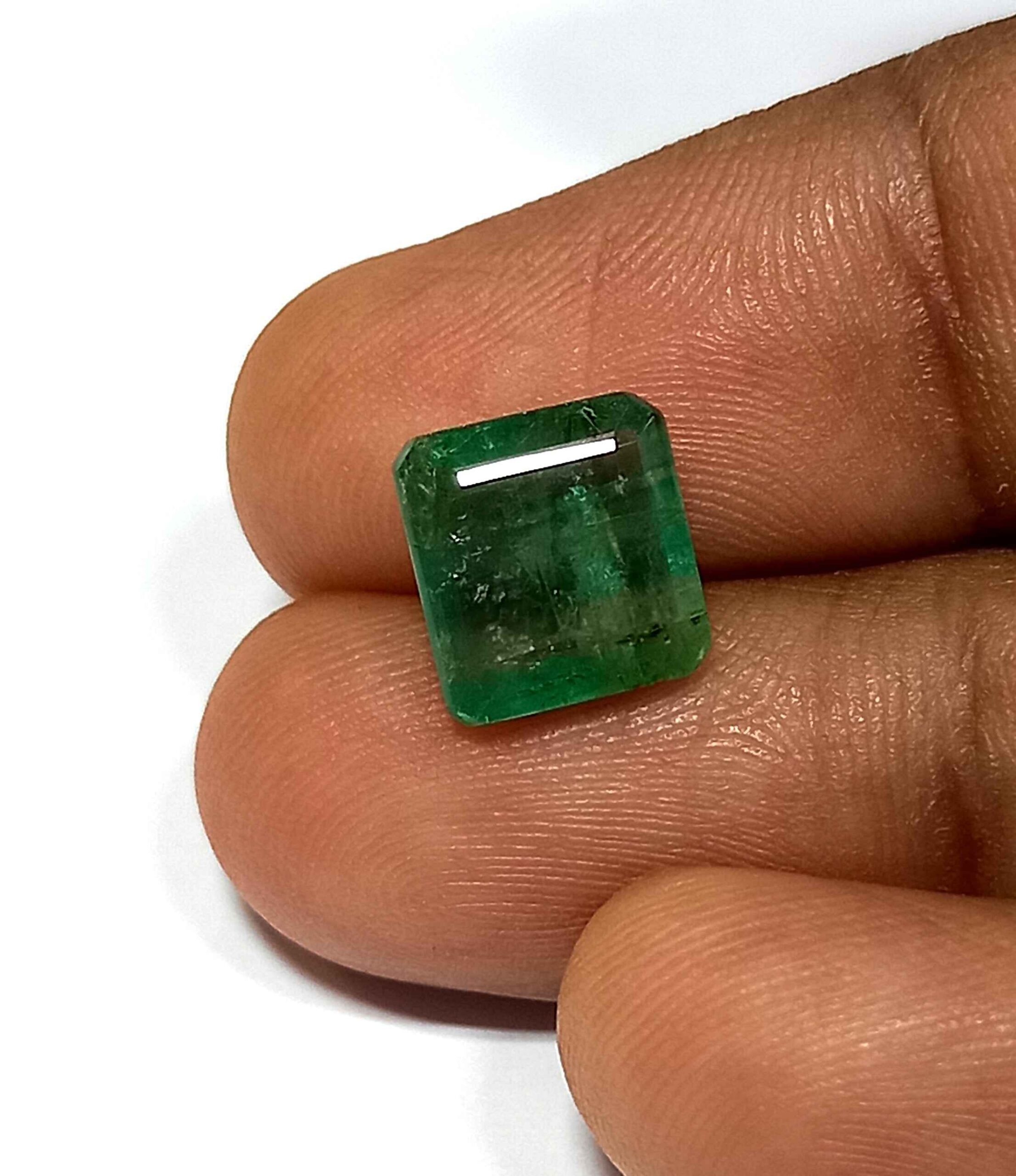 NaturalEmeraldGemstone4_46b8ba7c-5d4e-4e31-a8b9-ebf4b1d79d66 2.70 Cts Octagon Cut Natural Zambian Emerald Gemstone 8.7*8.3 MM EM38