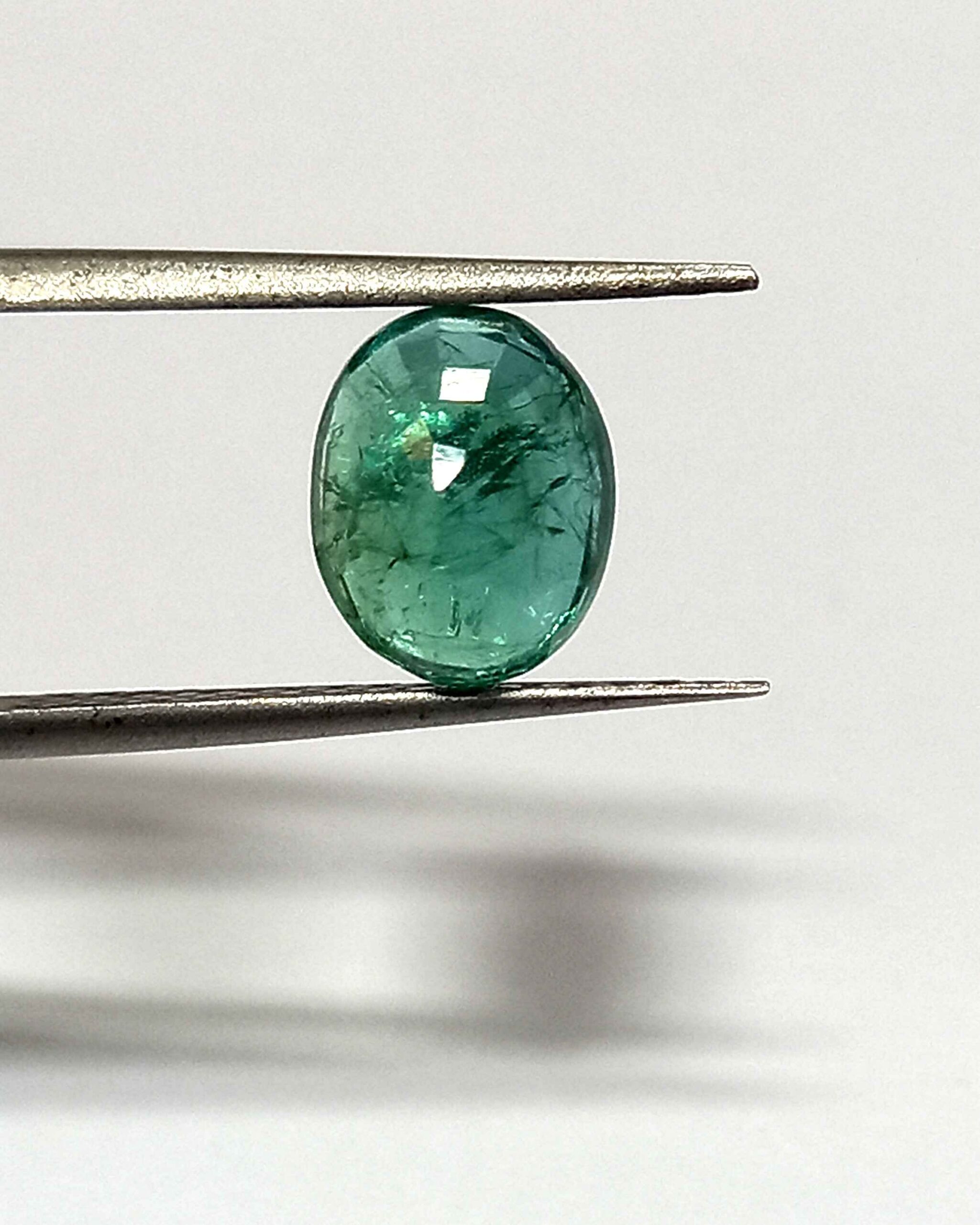 2.54 Cts Natural Zambian Emerald Gemstone Oval Cut 9.0*7.3 MM EM559
