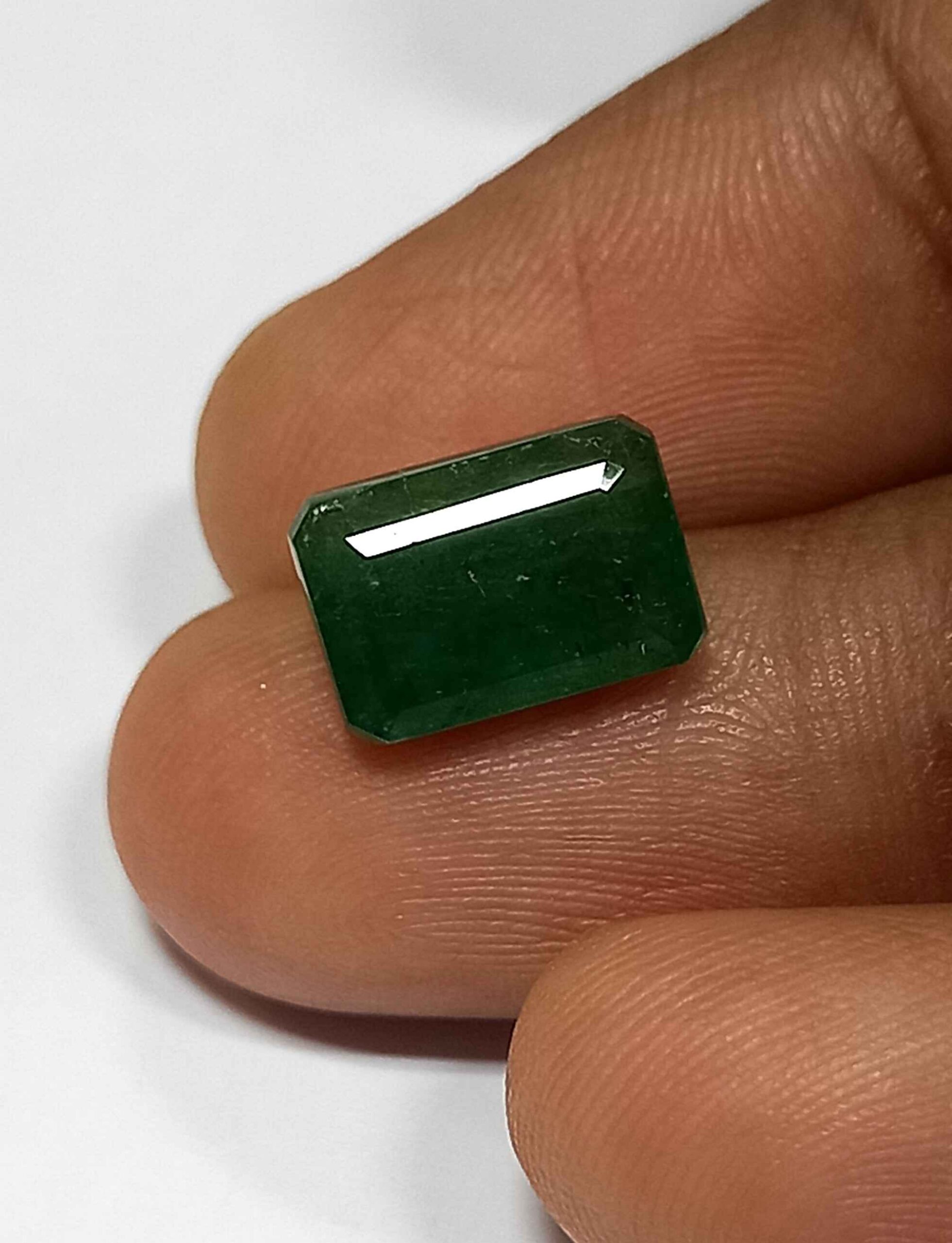 NaturalEmeraldGemstone5_e5cbc6eb-70fe-4b44-9b58-303d54bb412b 3.70 Cts Natural Zambian Emerald Gemstone Octagon Cut 10.3*7.1 MM EM73
