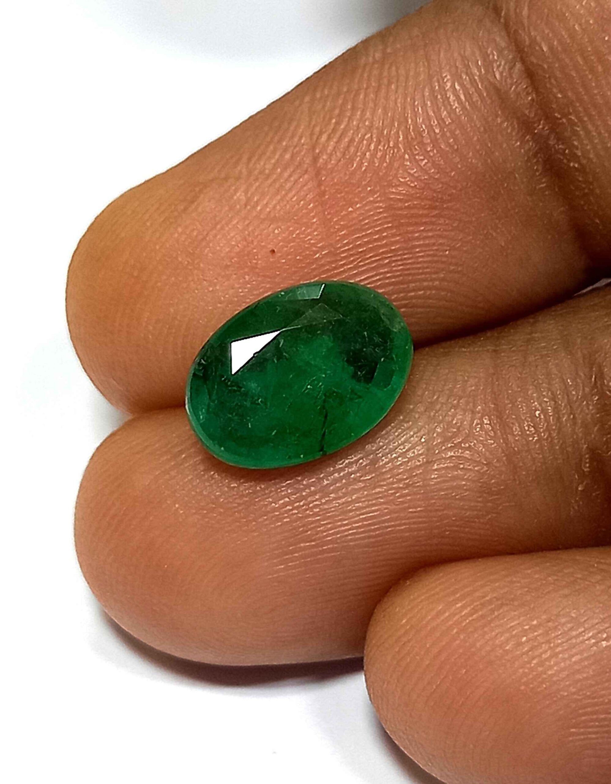 2.15 Cts Natural Zambian Emerald Gemstone Oval Cut 10.5*7.4 MM EM39 - Natural Zambian Emerald