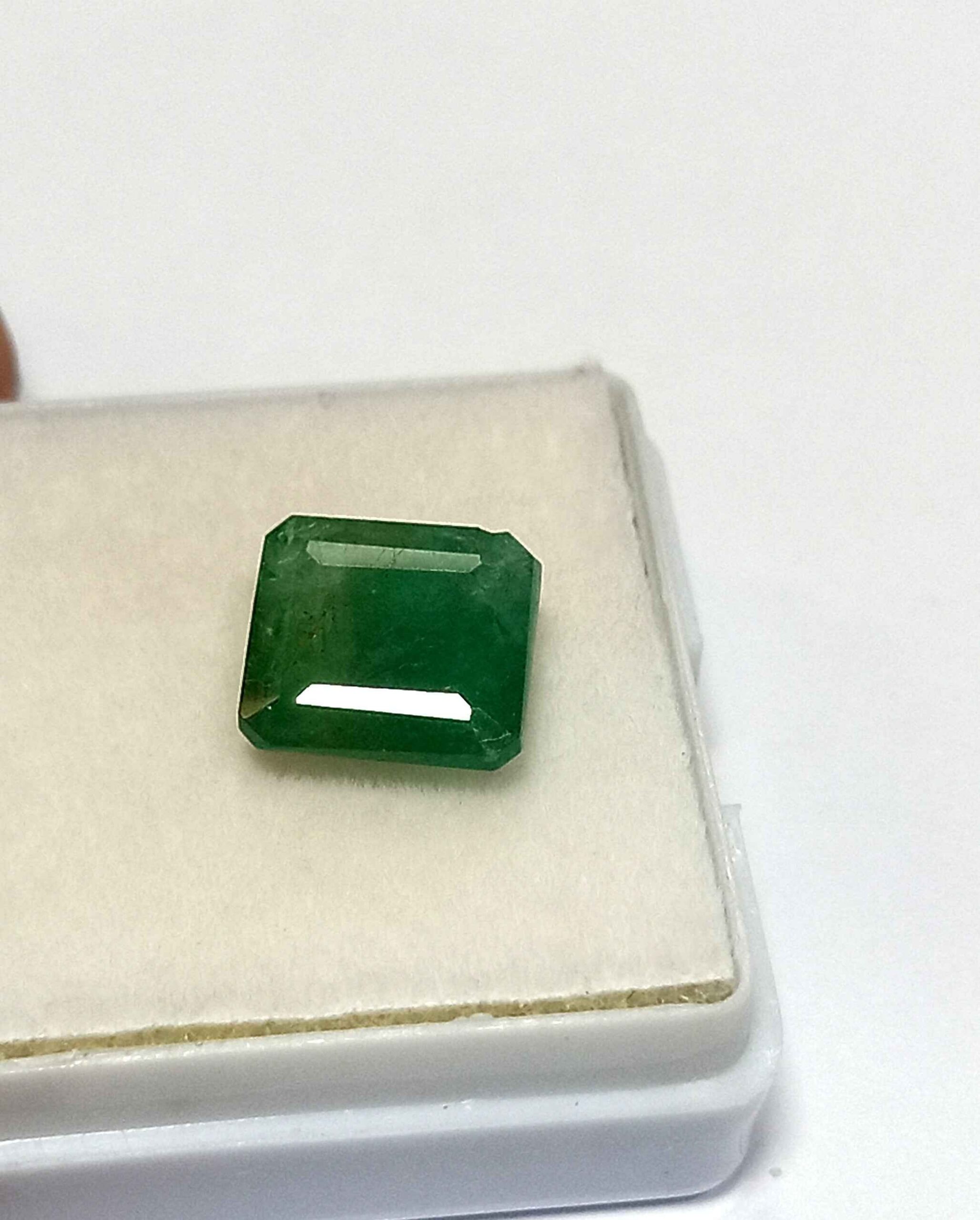 2.70 Cts Natural Zambian Emerald Gemstone Octagon Cut 9.1*8.3 MM EM74