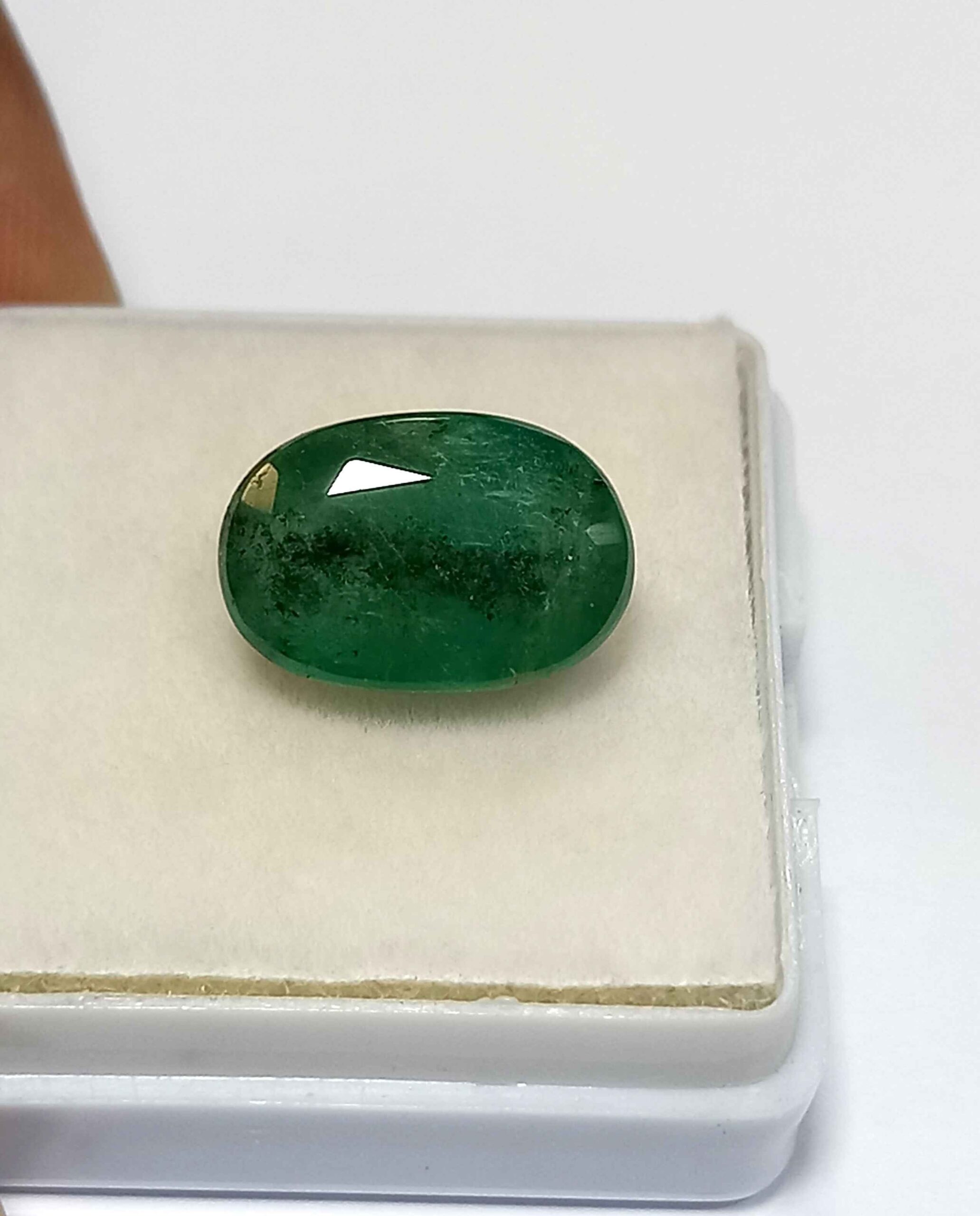 4.80 Cts Natural Zambian Emerald Gemstone Oval Cut 12.7*8.6 MM EM47