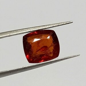 4.40 Cts Hessonite Garnet Natural Sri Lanka Gemstone Cushion Cut 10.0*8.8 MM HG15