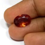 3.10 Cts Natural Sri Lanka Hessonite Garnet Gemstone Oval Cut 11.4*7.9 MM HG1