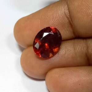 4.45 Cts Natural Sri Lanka Hessonite Garnet Gemstone Oval Cut 11.2*8.9 MM HG9