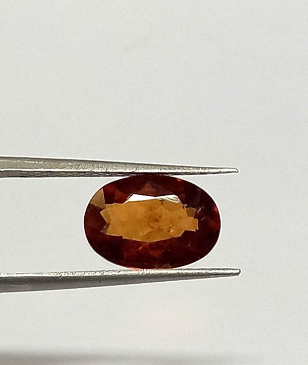 3.10 Cts Natural Sri Lanka Hessonite Garnet Gemstone Oval Cut 11.4*7.9 MM HG1