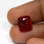 4.40 Cts Hessonite Garnet Natural Sri Lanka Gemstone Cushion Cut 10.0*8.8 MM HG15