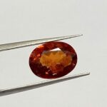 3.90 Cts Oval Cut Natural Sri Lanka Hessonite Garnet Gemstone 11.4*8.6 MM HG3