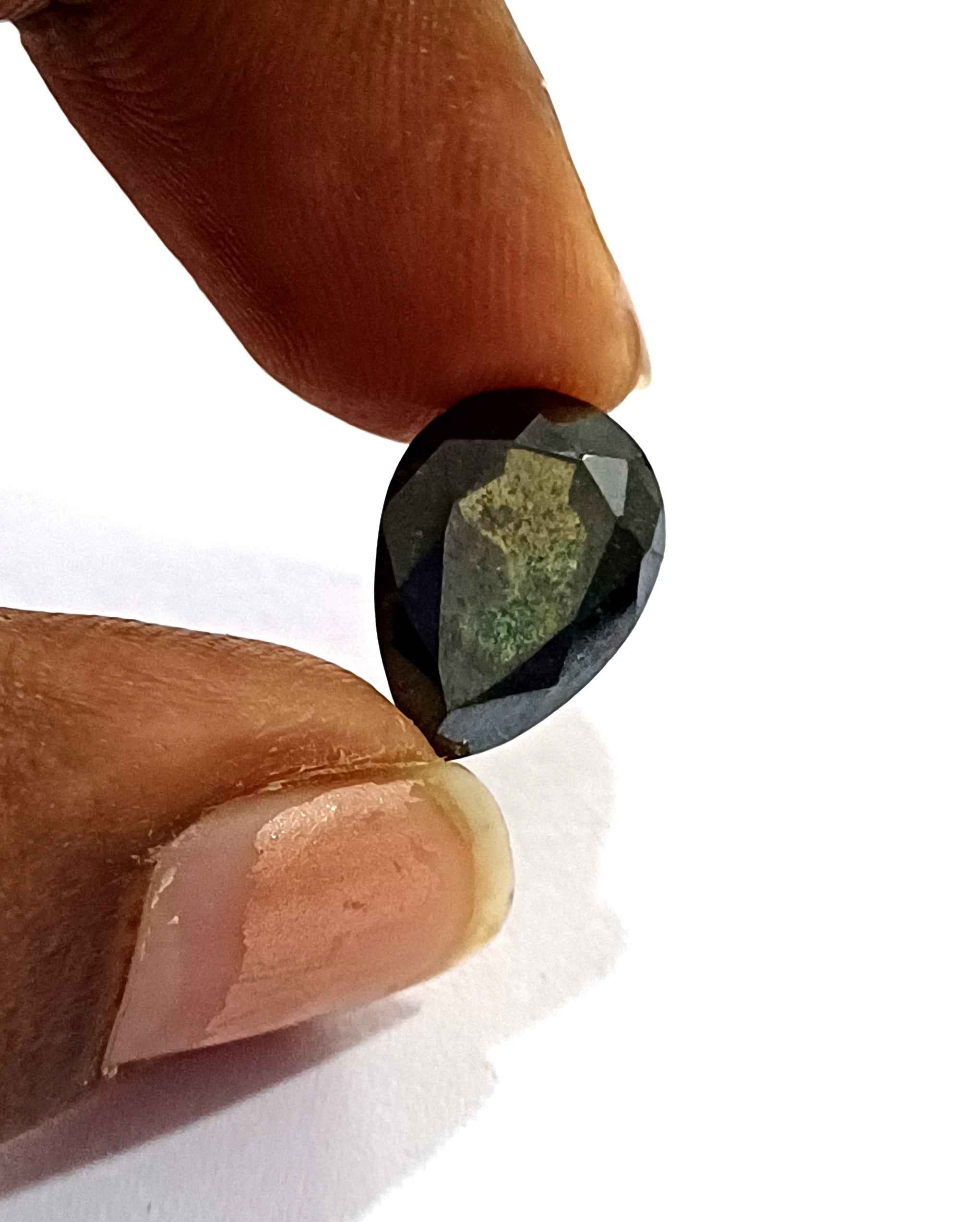 3.28 Cts Pear Cut Natural Moissanite Diamond 12.3*9 MM MD30