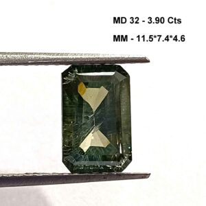 3.90 Cts Moissanite Diamond Natural Emerald Cut 11.5*7.4 MM MD32