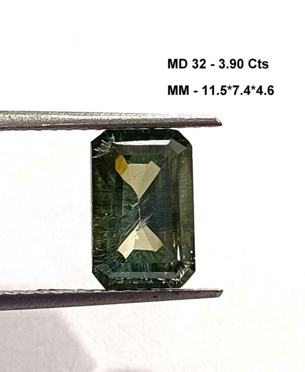 3.90 Cts Moissanite Diamond Natural Emerald Cut 11.5*7.4 MM MD32
